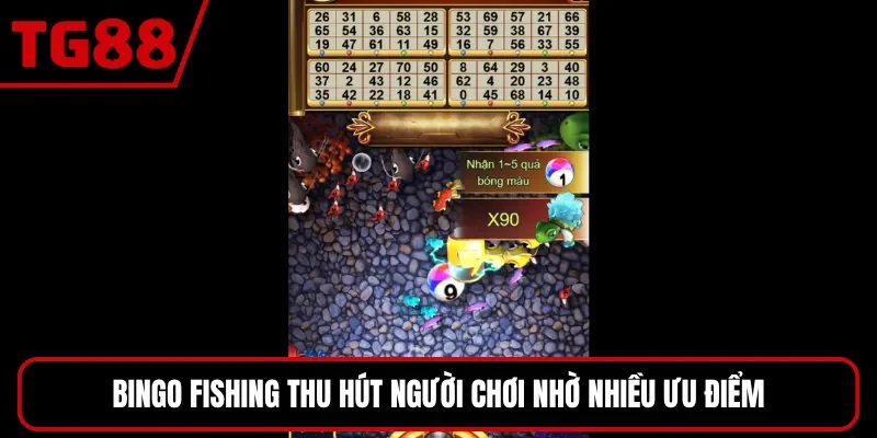 Bingo Fishing thu hút người chơi nhờ nhiều ưu điểm