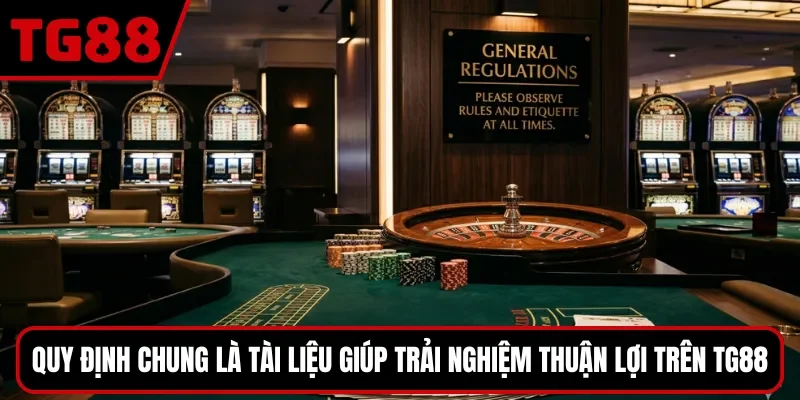 Quy định chung là tài liệu giúp trải nghiệm thuận lợi trên TG88