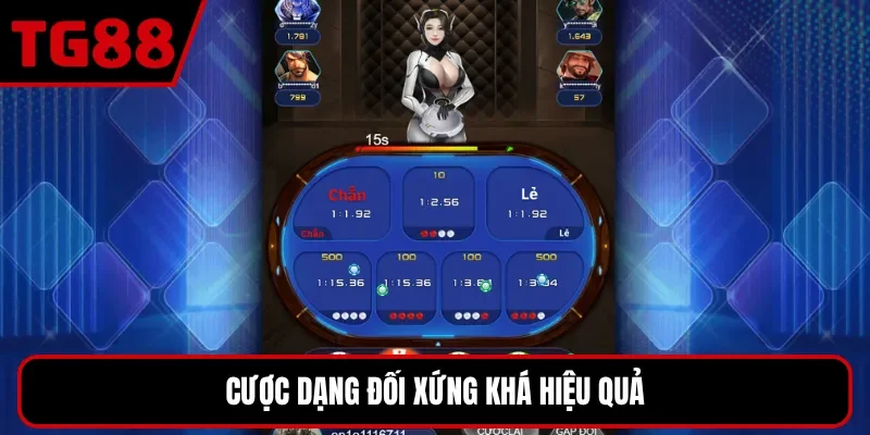 Cược dạng đối xứng khá hiệu quả
