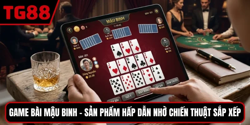 Game bài Mậu Binh - Sản phẩm hấp dẫn nhờ chiến thuật sắp xếp