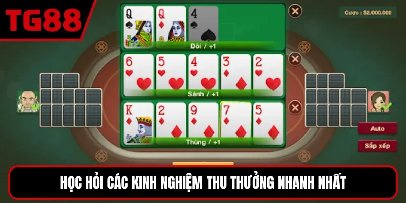 Học hỏi các kinh nghiệm thu thưởng nhanh nhất