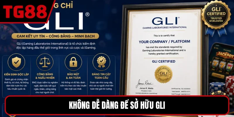 Không dễ dàng để sở hữu GLI