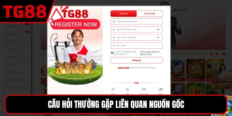 Người chơi điền theo form hiển thị sẵn